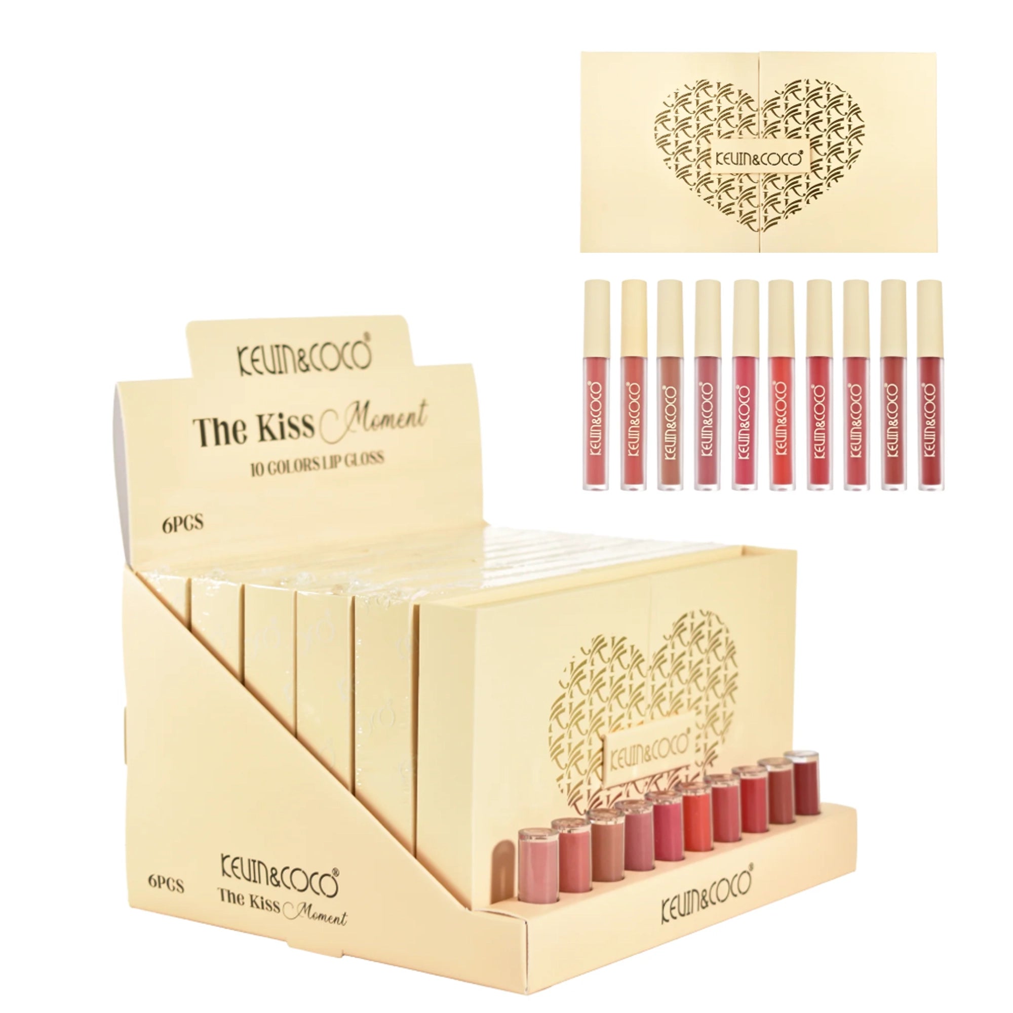 Kevin&Coco – Kiss Time 10-Piece Lip Gloss Set