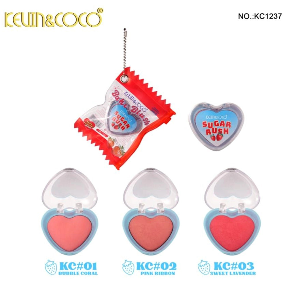 Kevin & Coco - Sugar Rush Neon Fantasy Series - Heart-Shaped Bake Blush