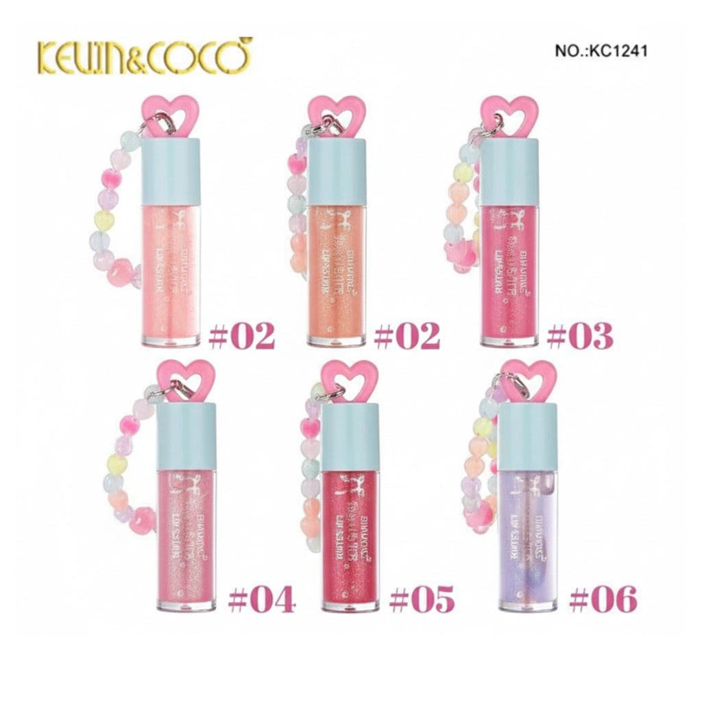 Kevin & Coco - Doll Romantic Whisper Lip Gloss – 24PCS Display Set