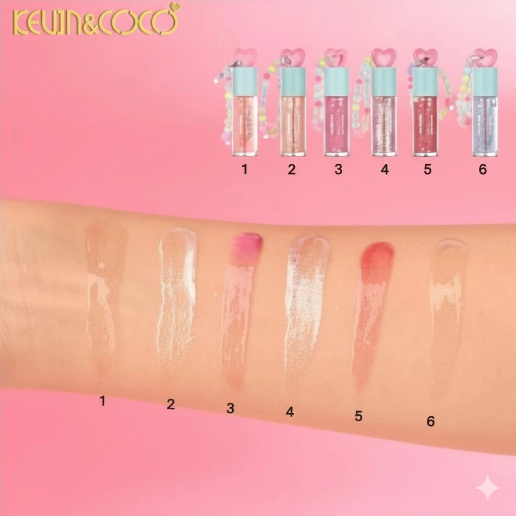 Kevin & Coco - Doll Romantic Whisper Lip Gloss – 24PCS Display Set