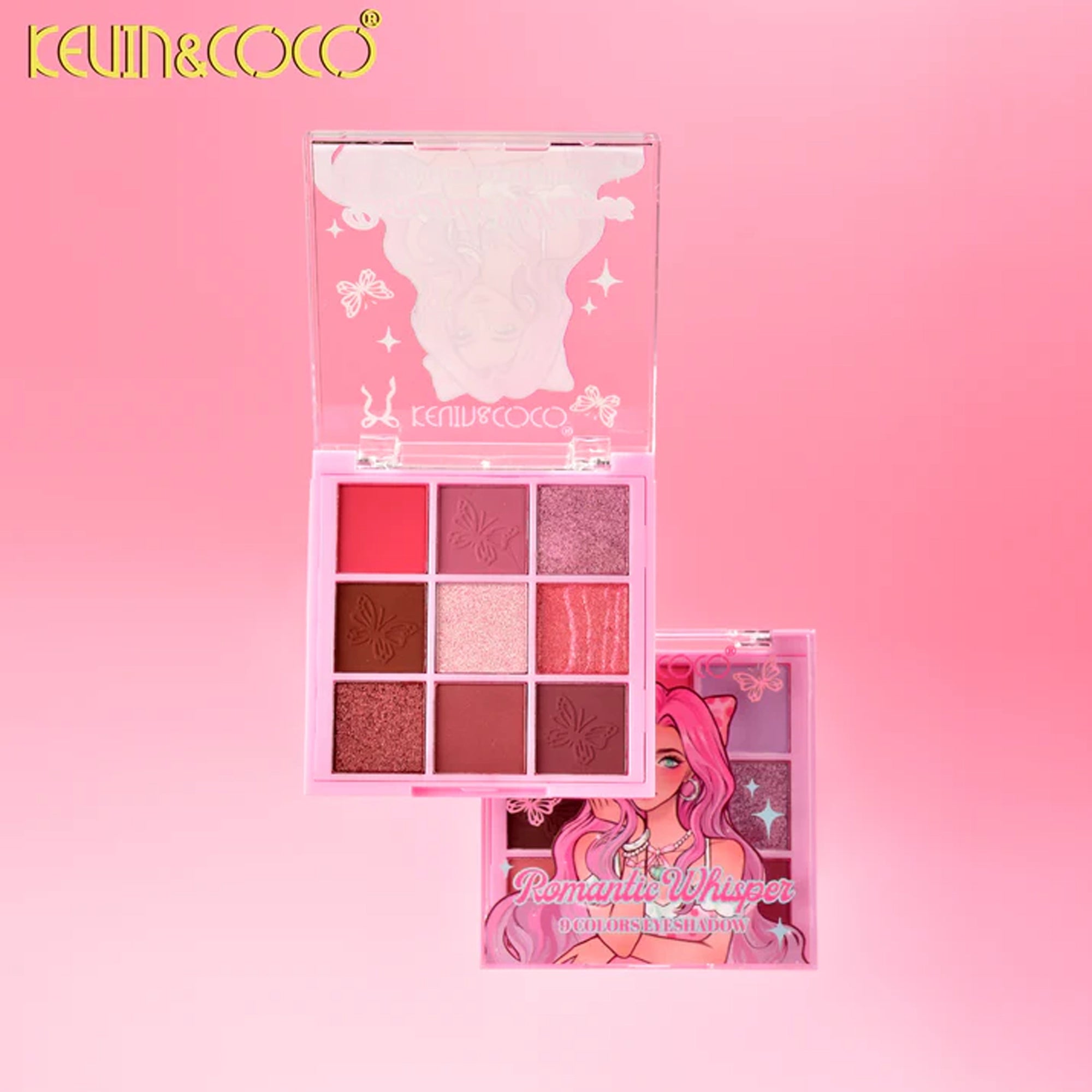Kevin&Coco - Romantic Whisper 9 Colors Eyeshadow Palette