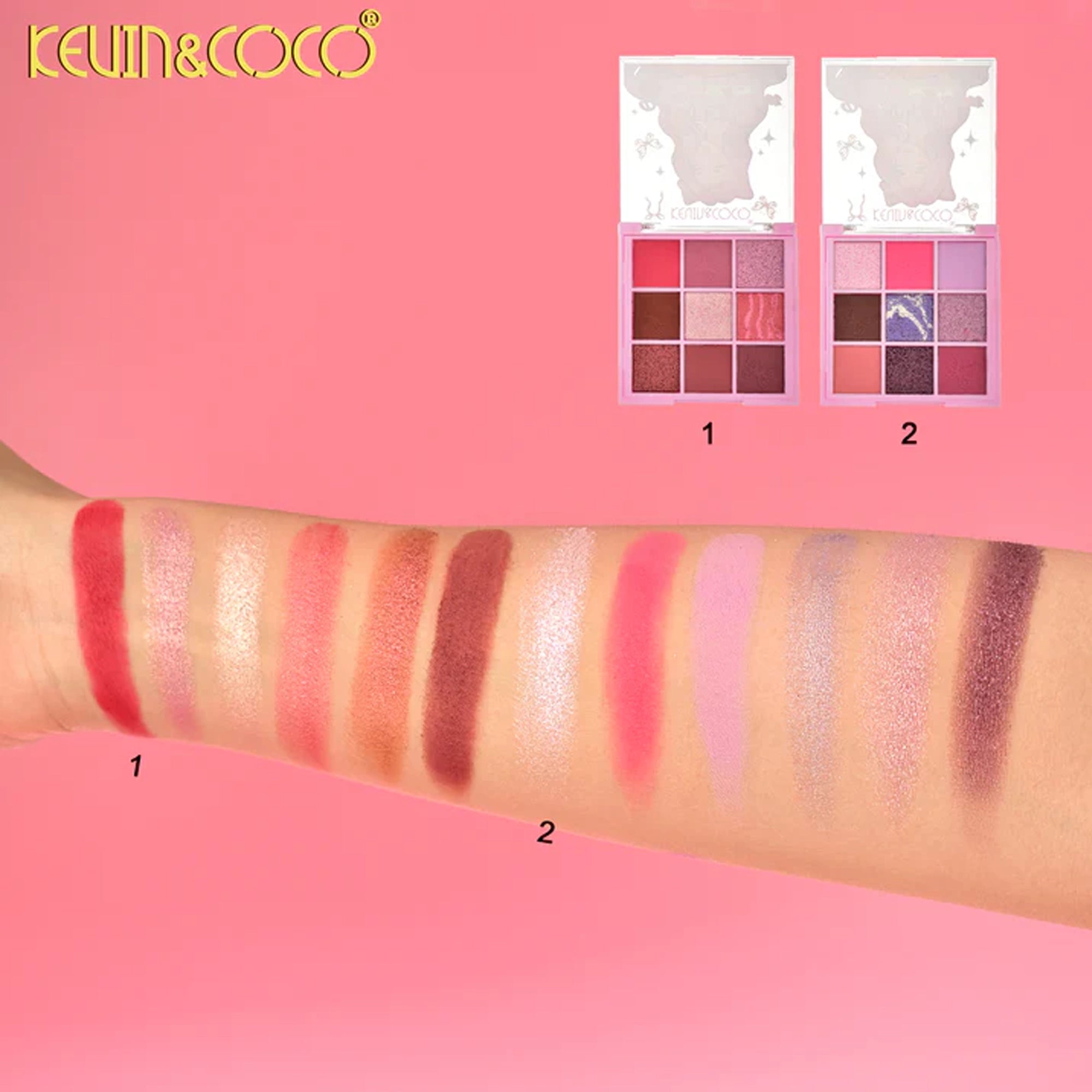 Kevin&Coco - Romantic Whisper 9 Colors Eyeshadow Palette