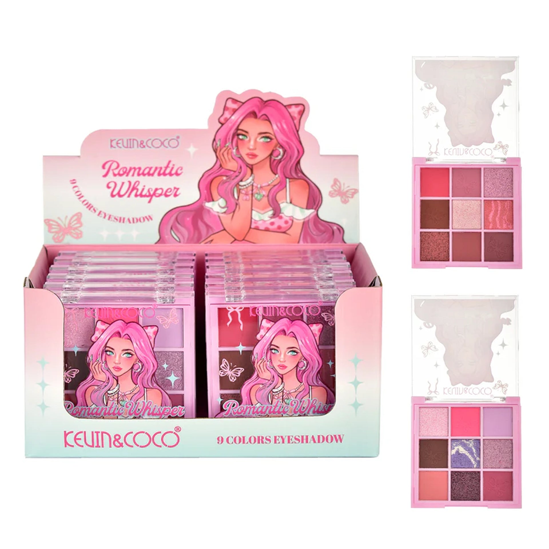 Kevin&Coco - Romantic Whisper 9 Colors Eyeshadow Palette
