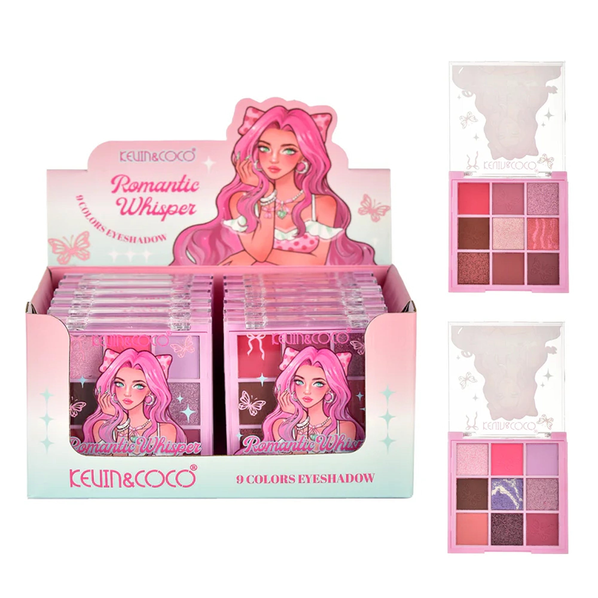 Kevin&Coco - Romantic Whisper 9 Colors Eyeshadow Palette