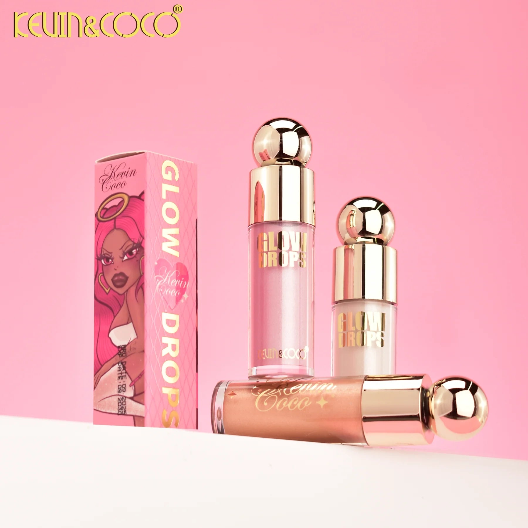 Kevin & Coco - Spotlight Urban Liquid Highlighter – Radiant, Buildable Glow for Glass Skin Perfection