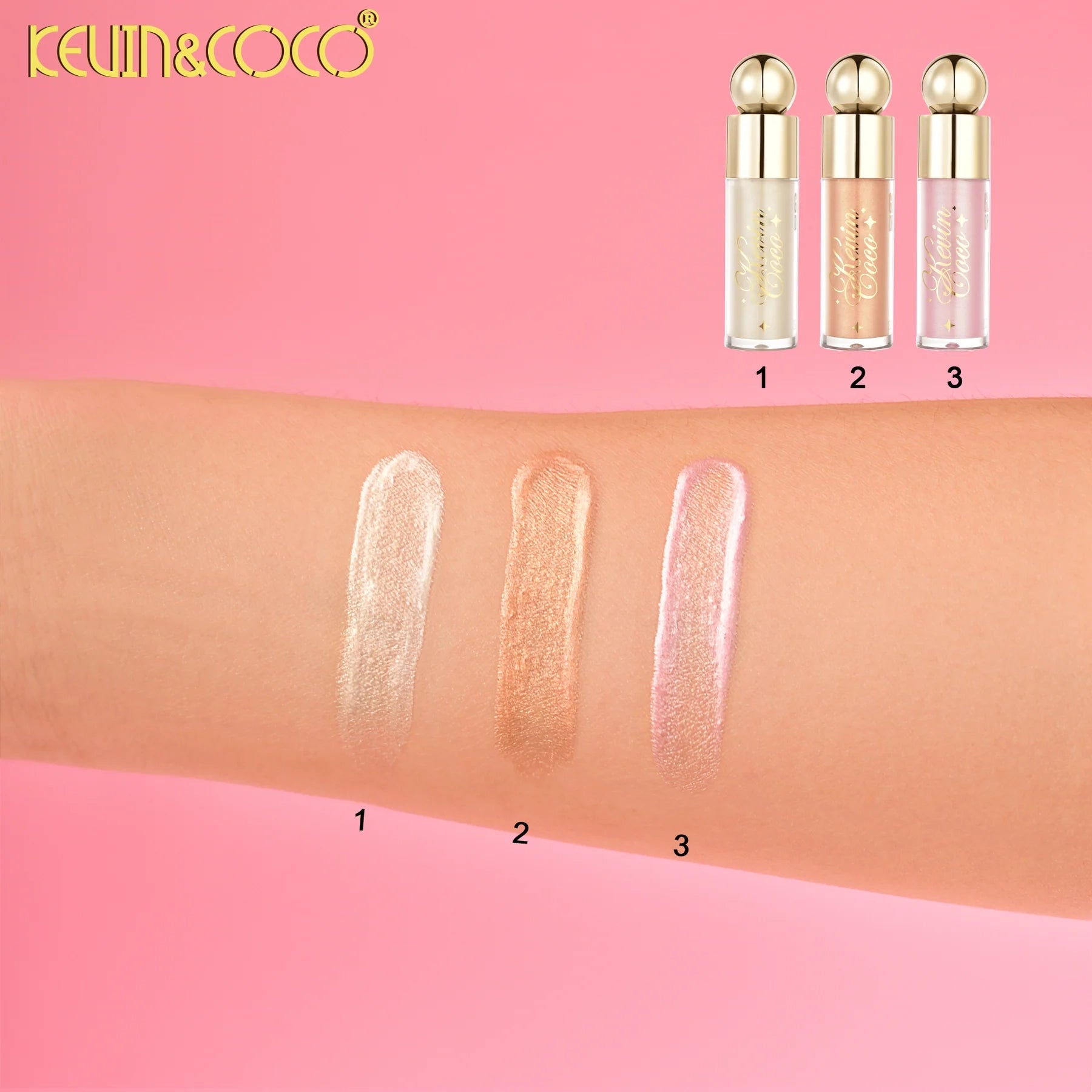 Kevin & Coco - Spotlight Urban Liquid Highlighter – Radiant, Buildable Glow for Glass Skin Perfection