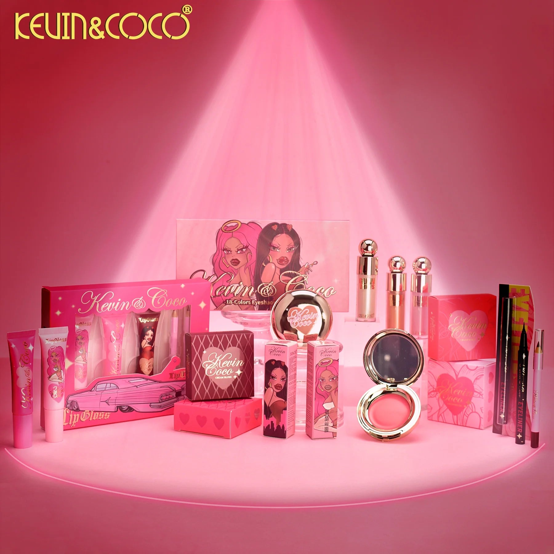 Kevin & Coco - Spotlight Urban Liquid Highlighter – Radiant, Buildable Glow for Glass Skin Perfection