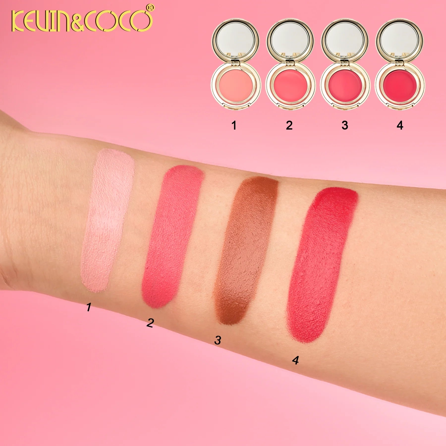 Kevin & Coco - Spotlight City Cream Blush-24PCS