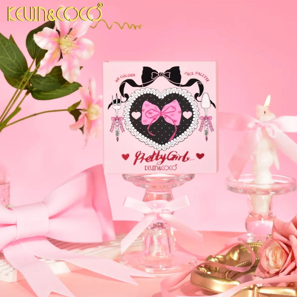 Kevin & Coco - Pretty Girl 40 Colors Face Palette