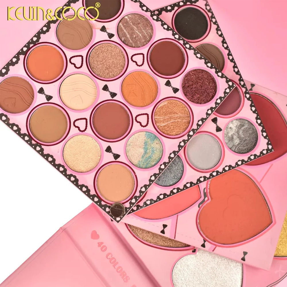 Kevin & Coco - Pretty Girl 40 Colors Face Palette