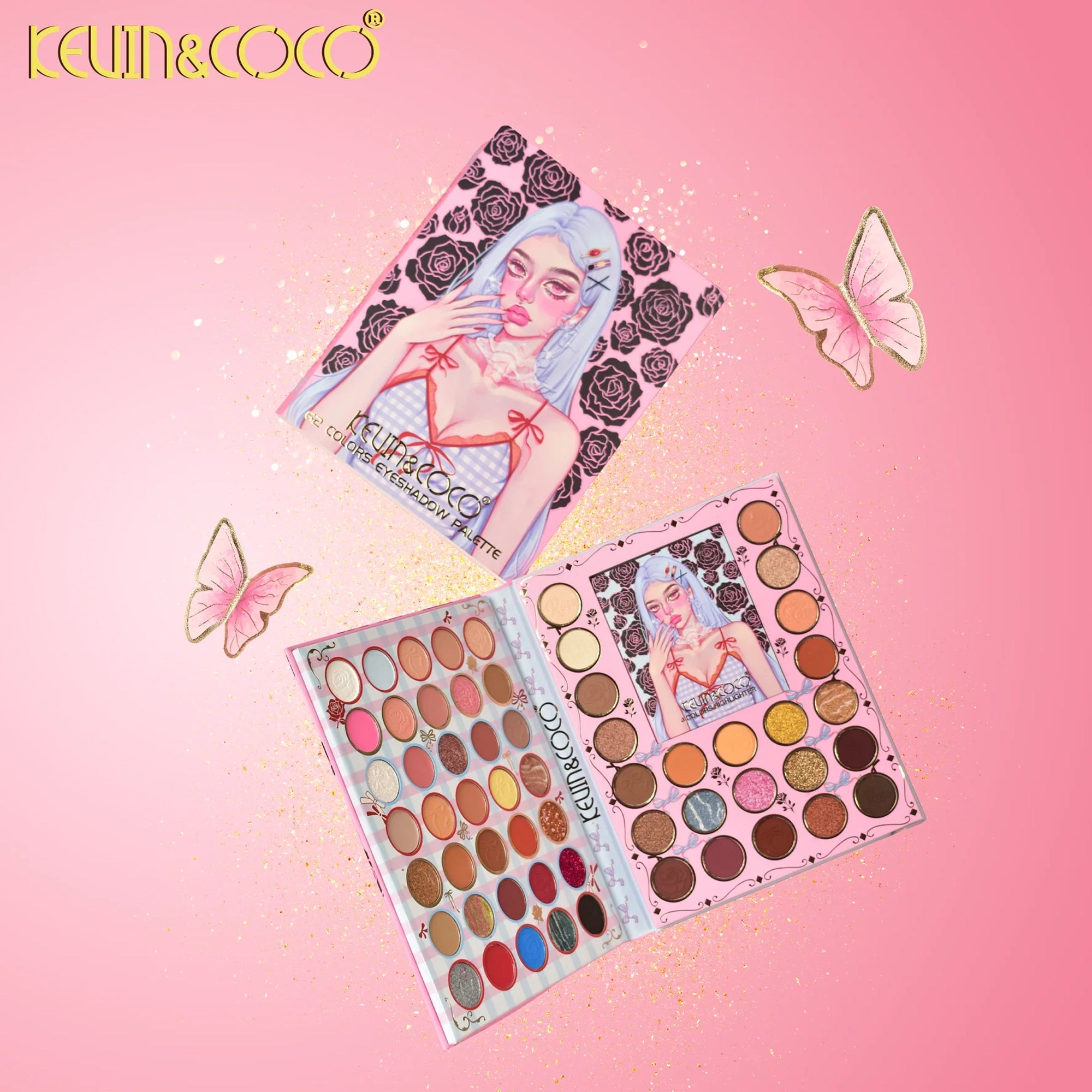 Kevin&Coco - 62 Shades of Rose Eyeshadow Palette