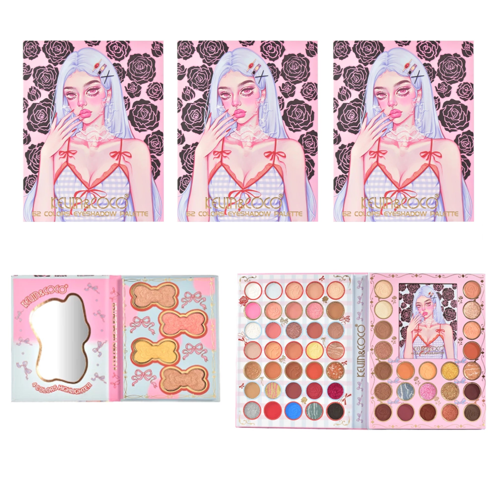 Kevin&Coco - 62 Shades of Rose Eyeshadow Palette