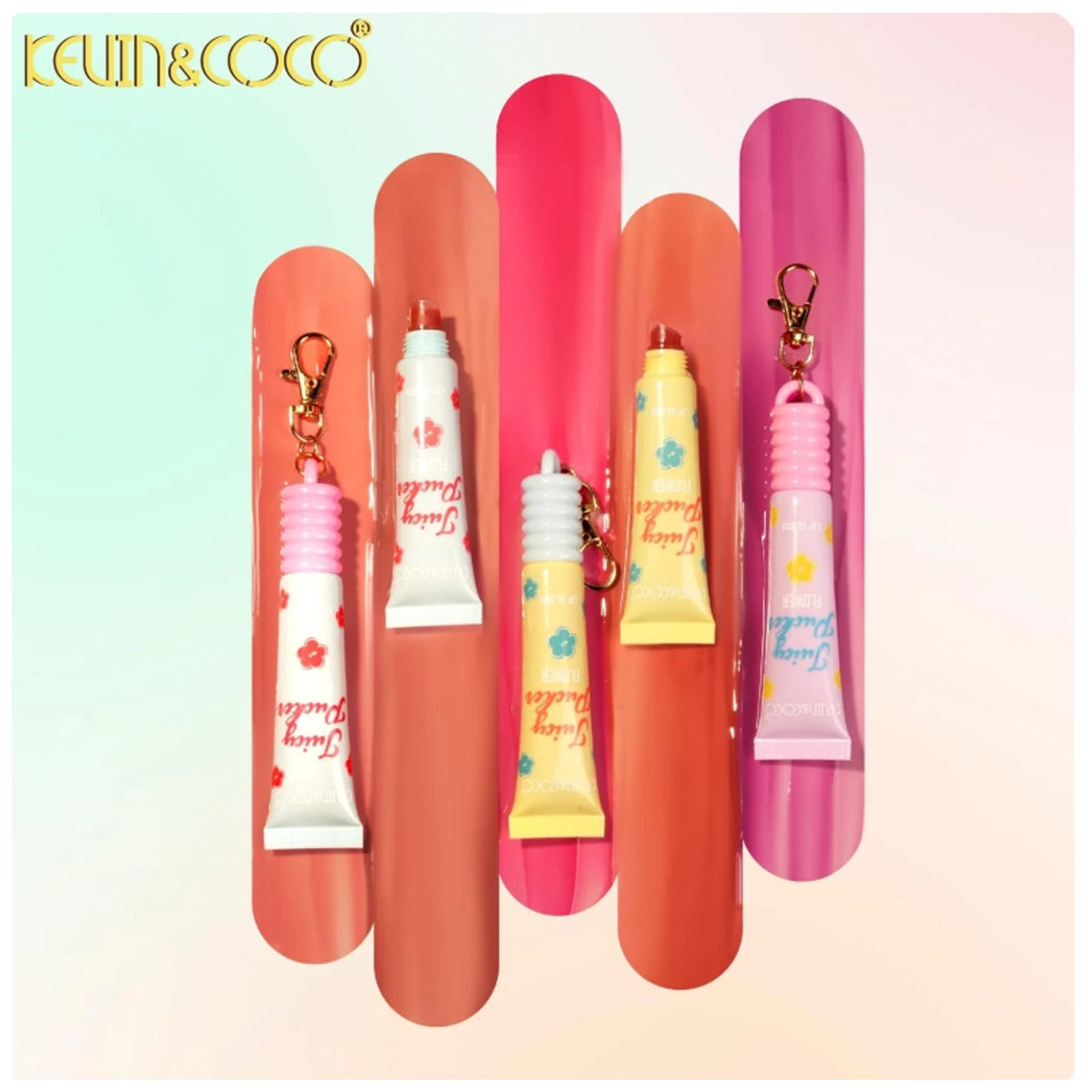 Kevin & Coco - FLOWER LIP GLOSS 24pc