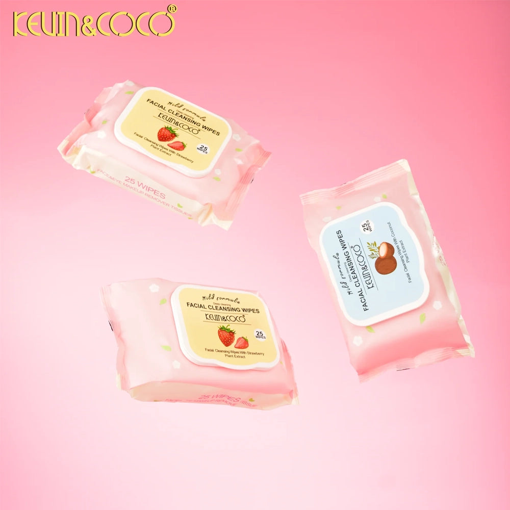 Kevin & Coco - Strawberry Makeup Wipes