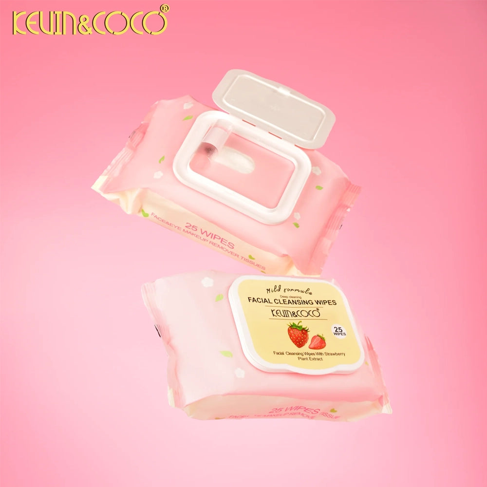 Kevin & Coco - Strawberry Makeup Wipes