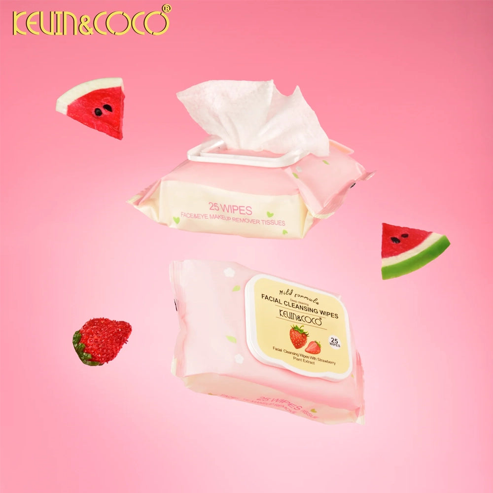 Kevin & Coco - Strawberry Makeup Wipes