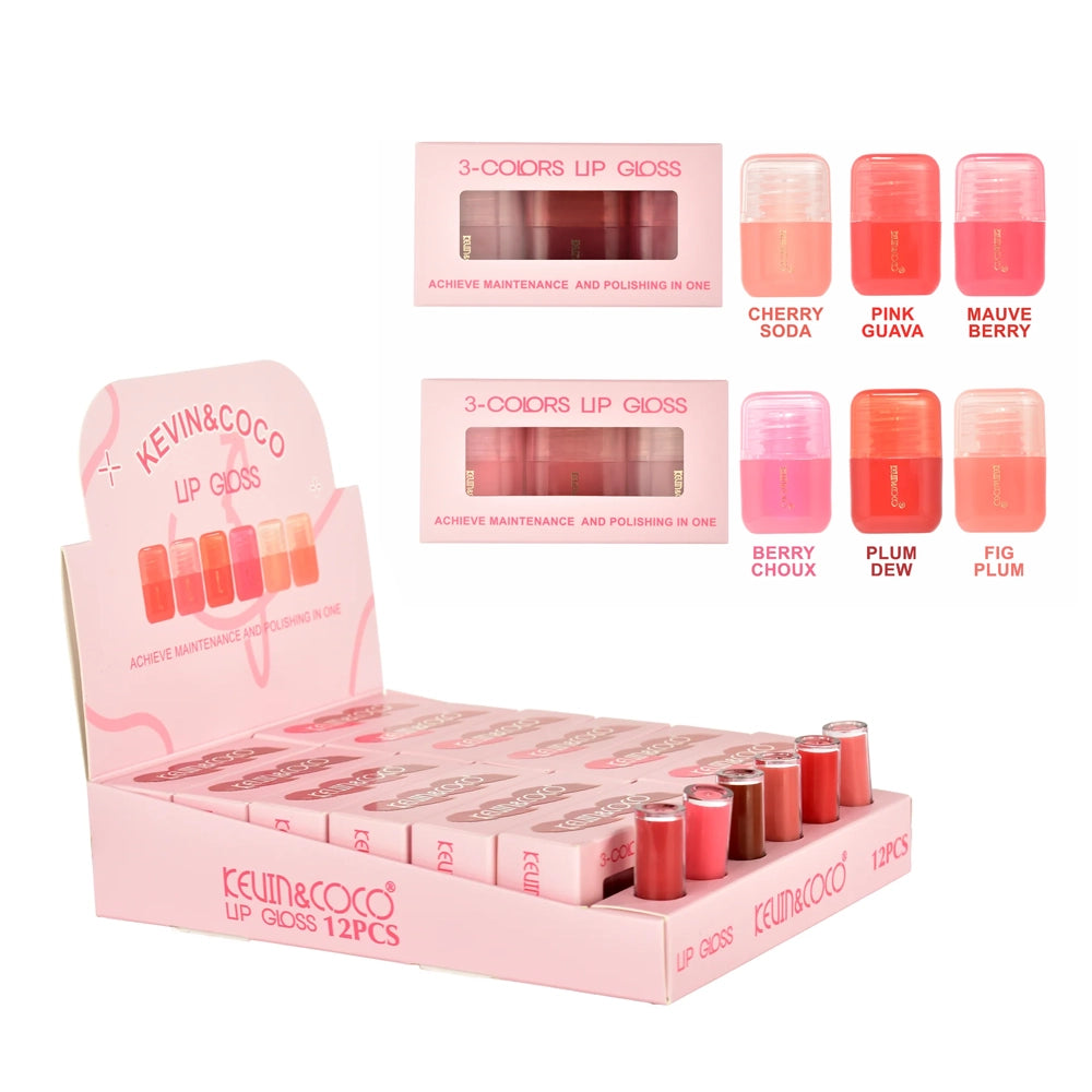 Kevin & Coco - 3PC Set Lip Gloss