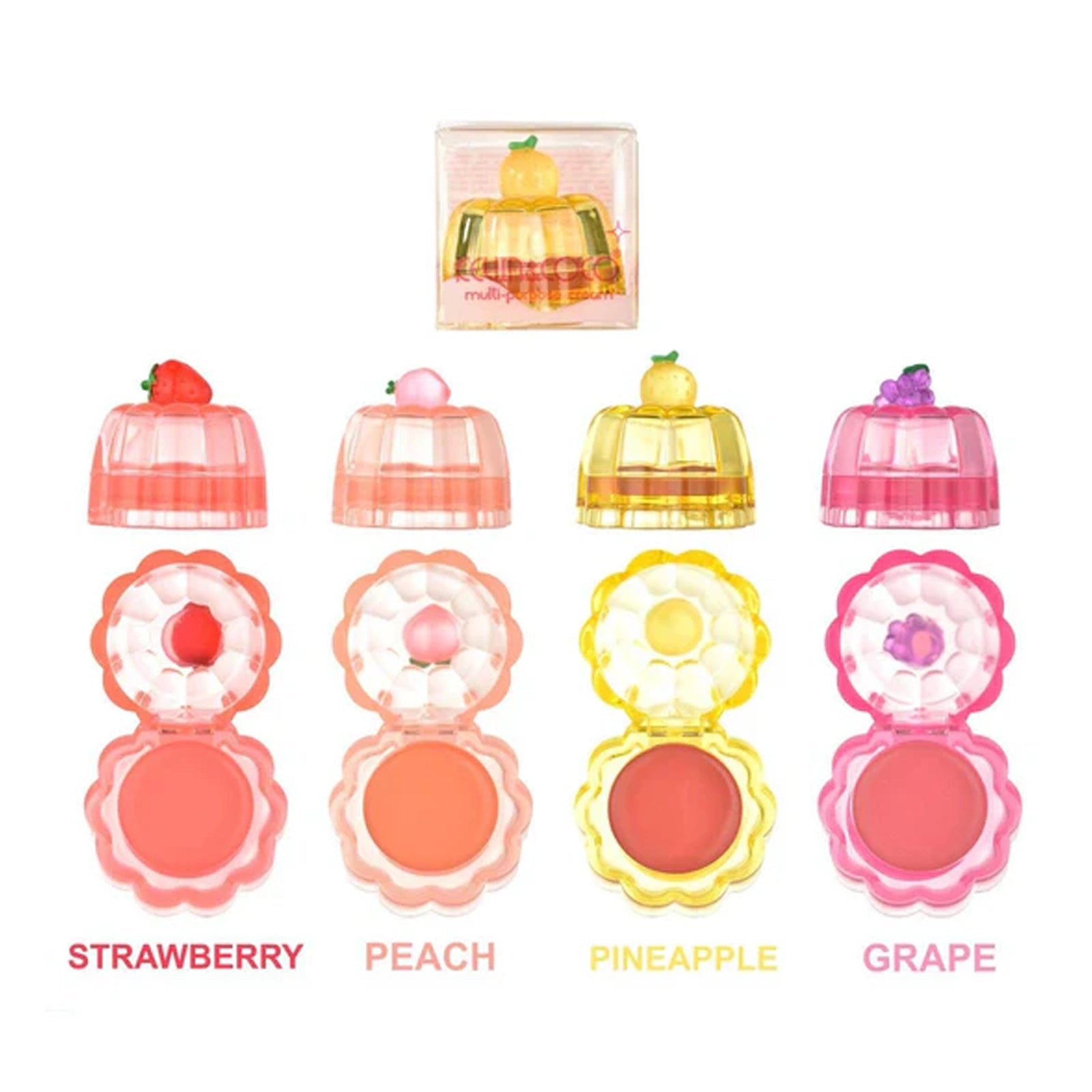 Kevin & CoCo – Jelly Multi-Purpose Cream Blush & Lip | 12-Unit Set