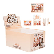 Kevin & Coco - Dark Chocol 6-Piece Makeup Set | Mini Eyeshadow & Highlighter Palette with Lip Gloss Keychain