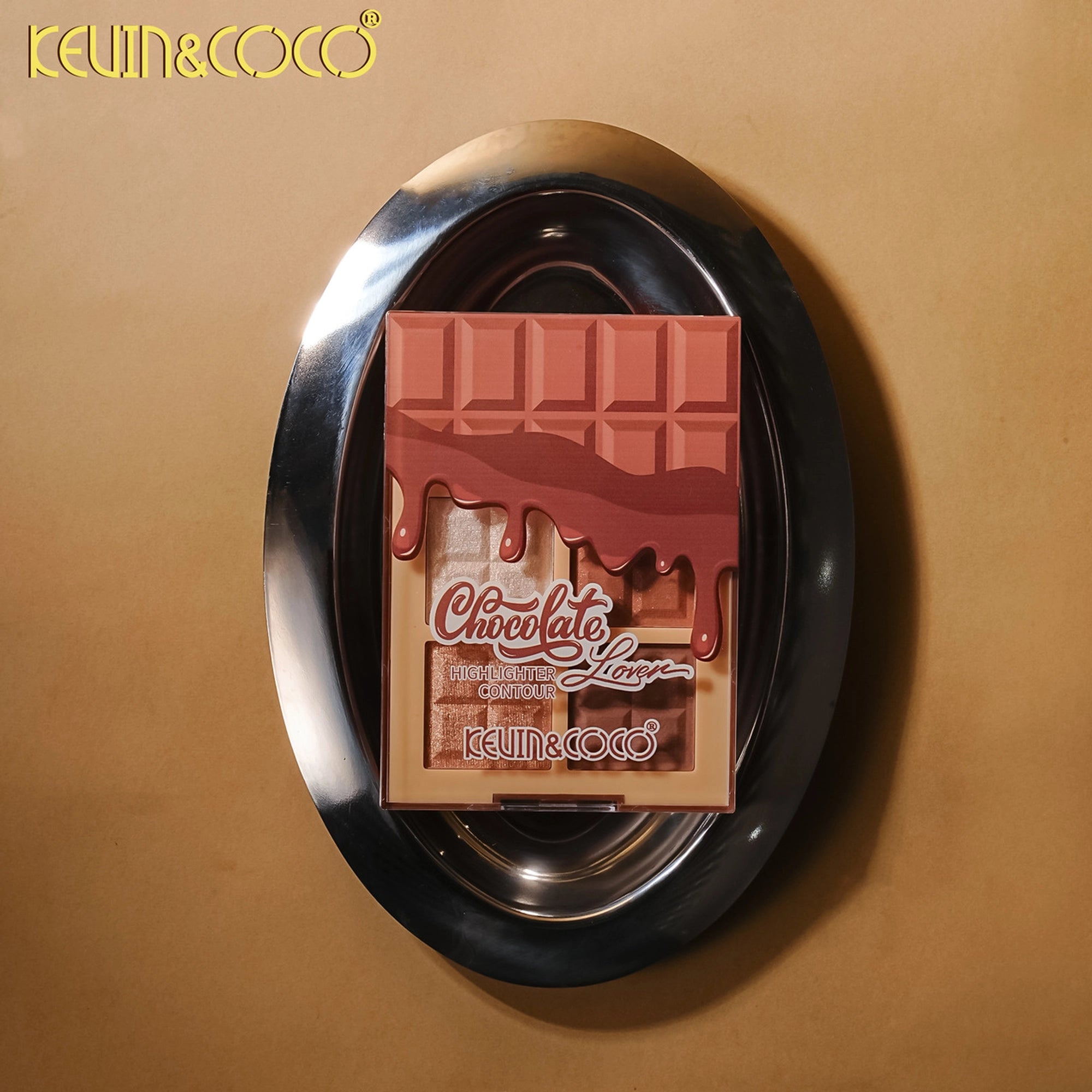 Kevin & Coco - Chocolate Lover Highlighter & Contour Palette (12-Piece Display Set)