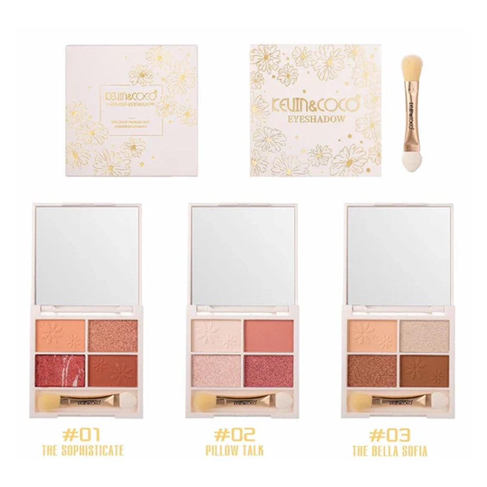 Kevin & Coco - Brilliant Pearlescent 12-Color Eyeshadow Palette Display (24Pcs)