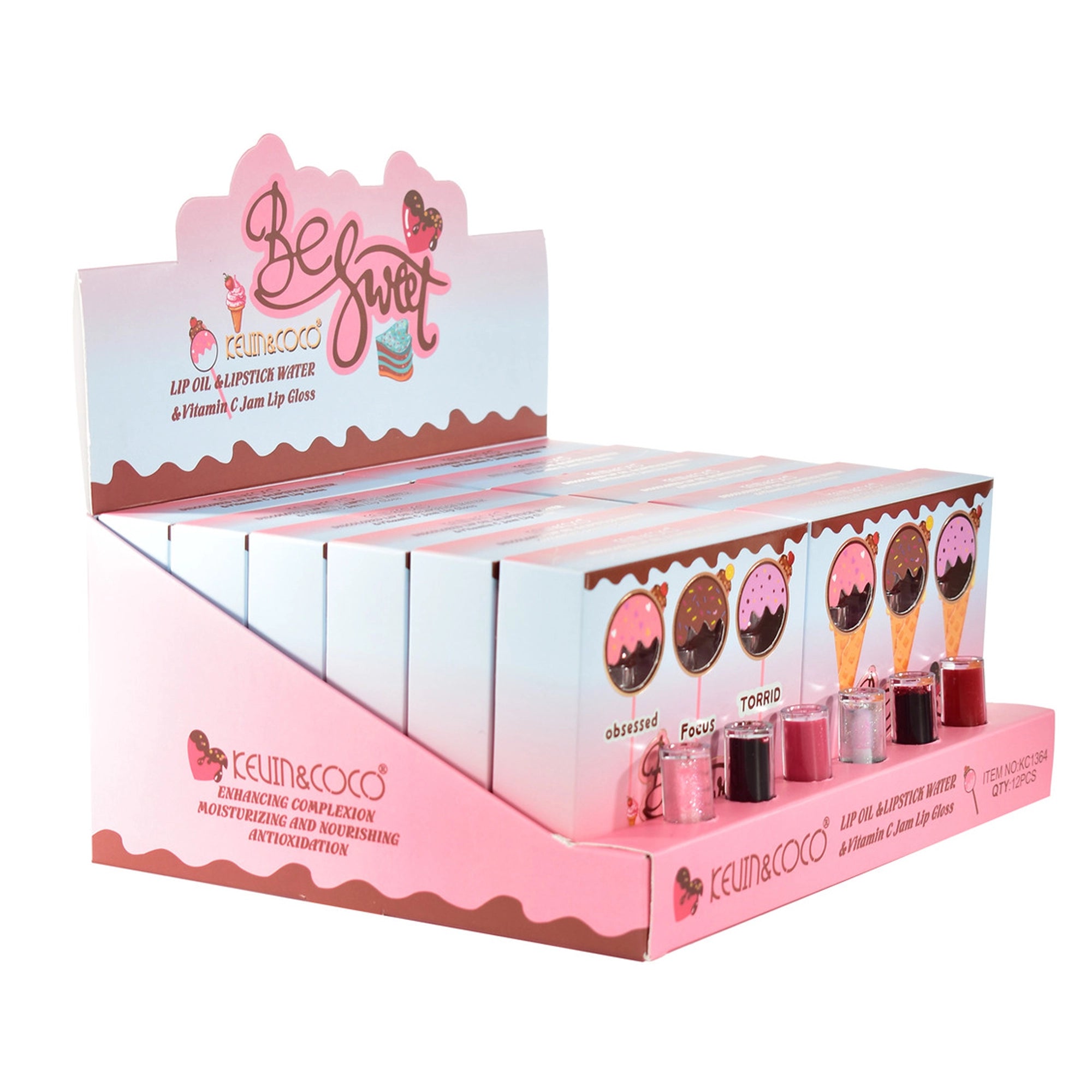 Kevin & Coco - Sweet Creamy Lip Oil Gloss Set