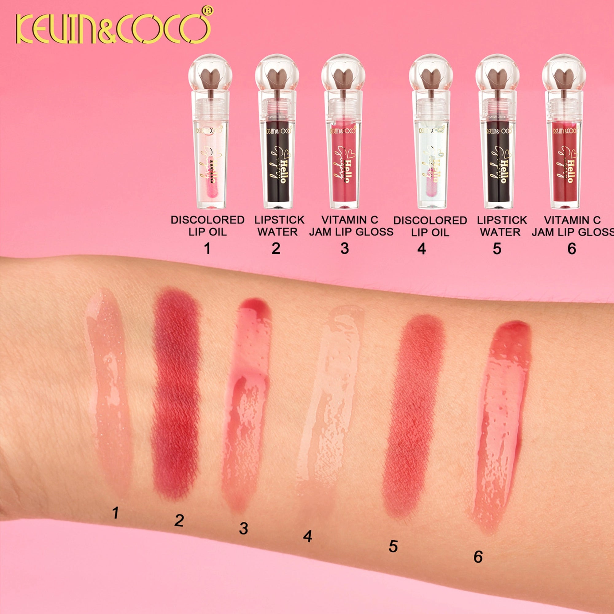 Kevin & Coco - Sweet Creamy Lip Oil Gloss Set