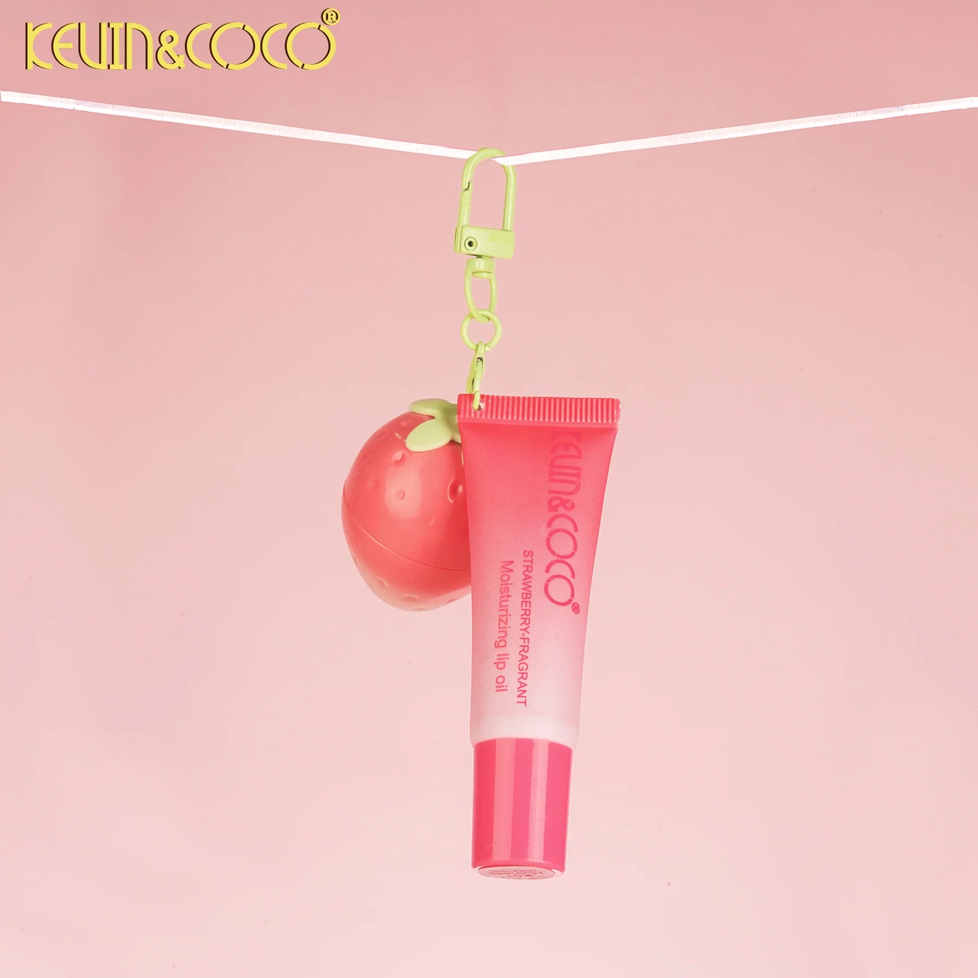 Kevin & Coco - Strawberry Mood-Changing Lip Gloss & Lip Oil