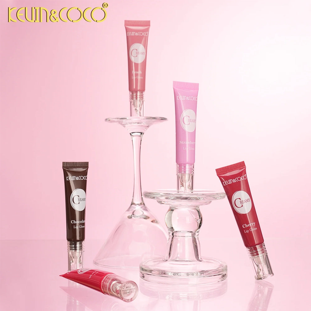 Kevin&Coco - Satin Kiss Creamy Lip Gloss | 24-Piece Set