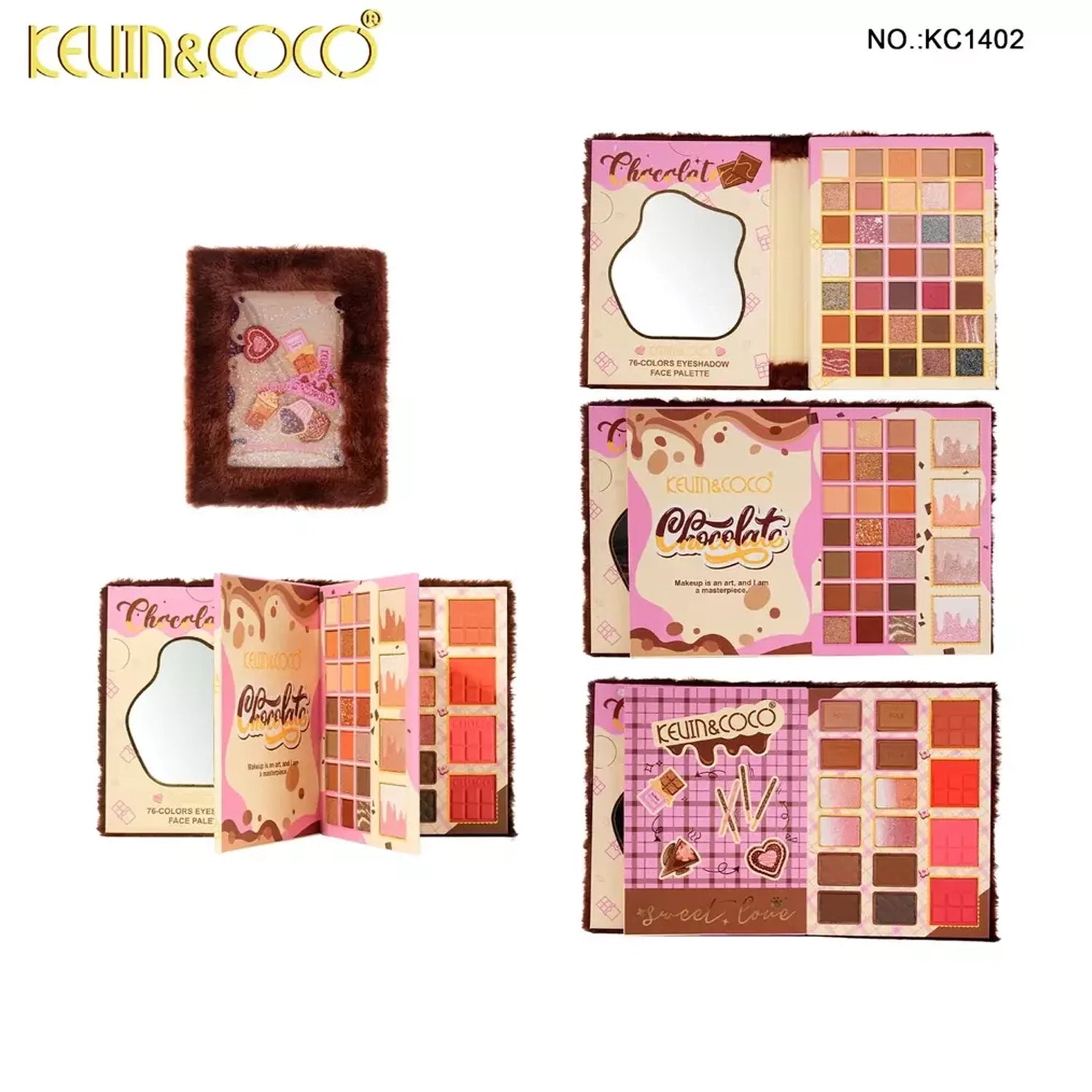 Kevin & Coco - Chocolate Fuzzy Eyeshadow Palette