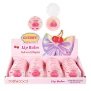 Kevin & Coco Cherry Lip Balm – Hydrating & Repairing Cherry Lip Care, 24pc Display