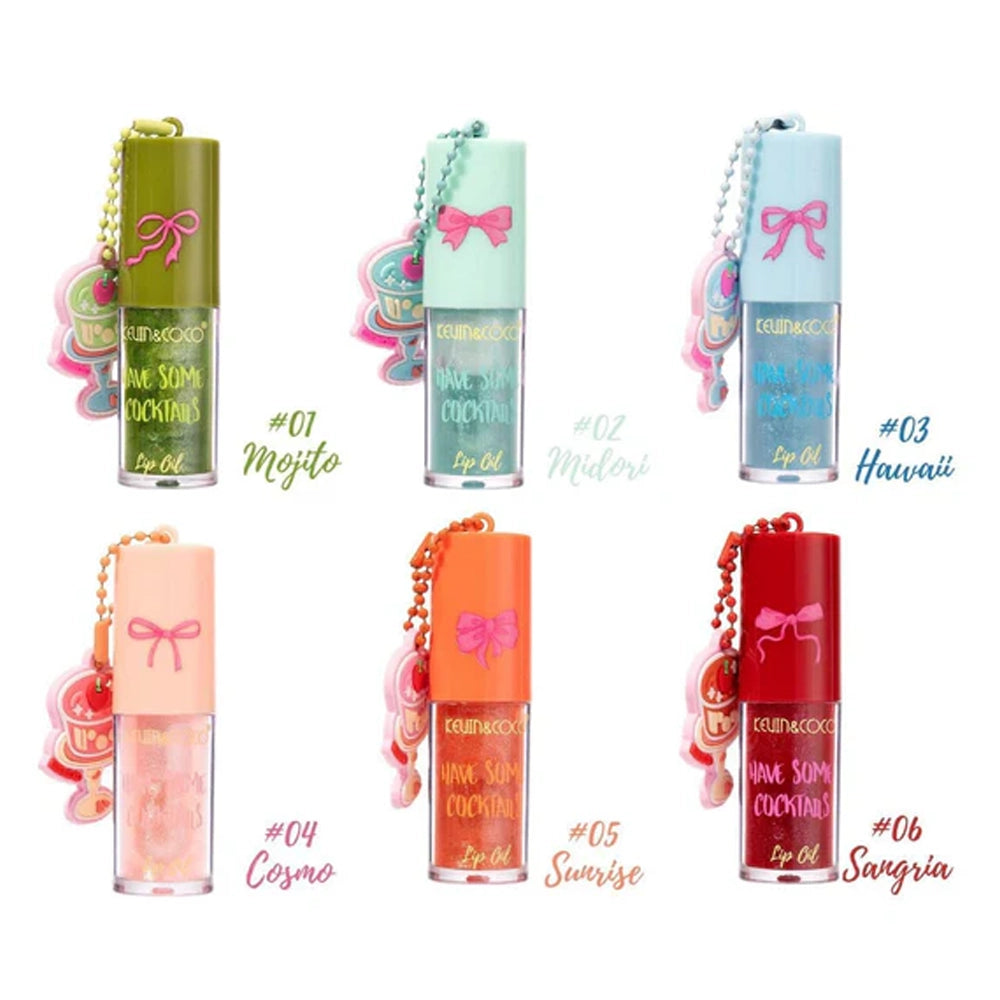 Kevin & Coco "Have Some Cocktails" Hydrating Lip Oil Set – 24pc Display