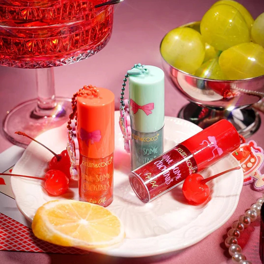 Kevin & Coco "Have Some Cocktails" Hydrating Lip Oil Set – 24pc Display