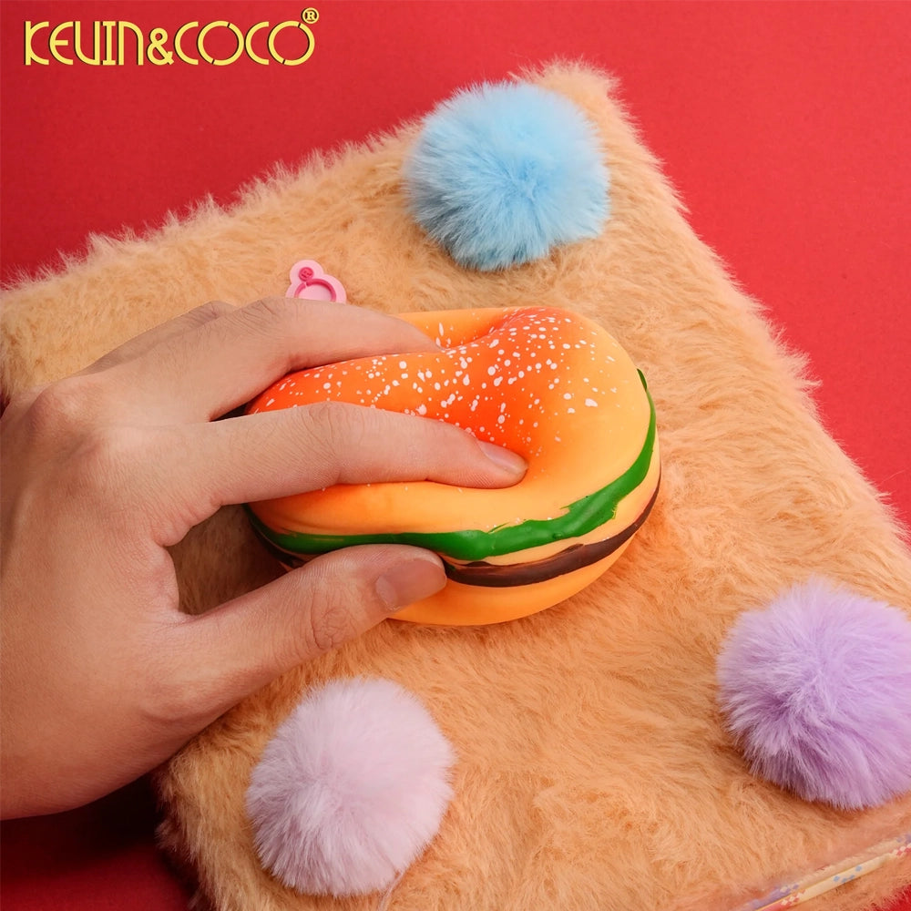 Kevin & Coco - Hamburger Plush Palette Squishy Stress Relief Makeup Palette