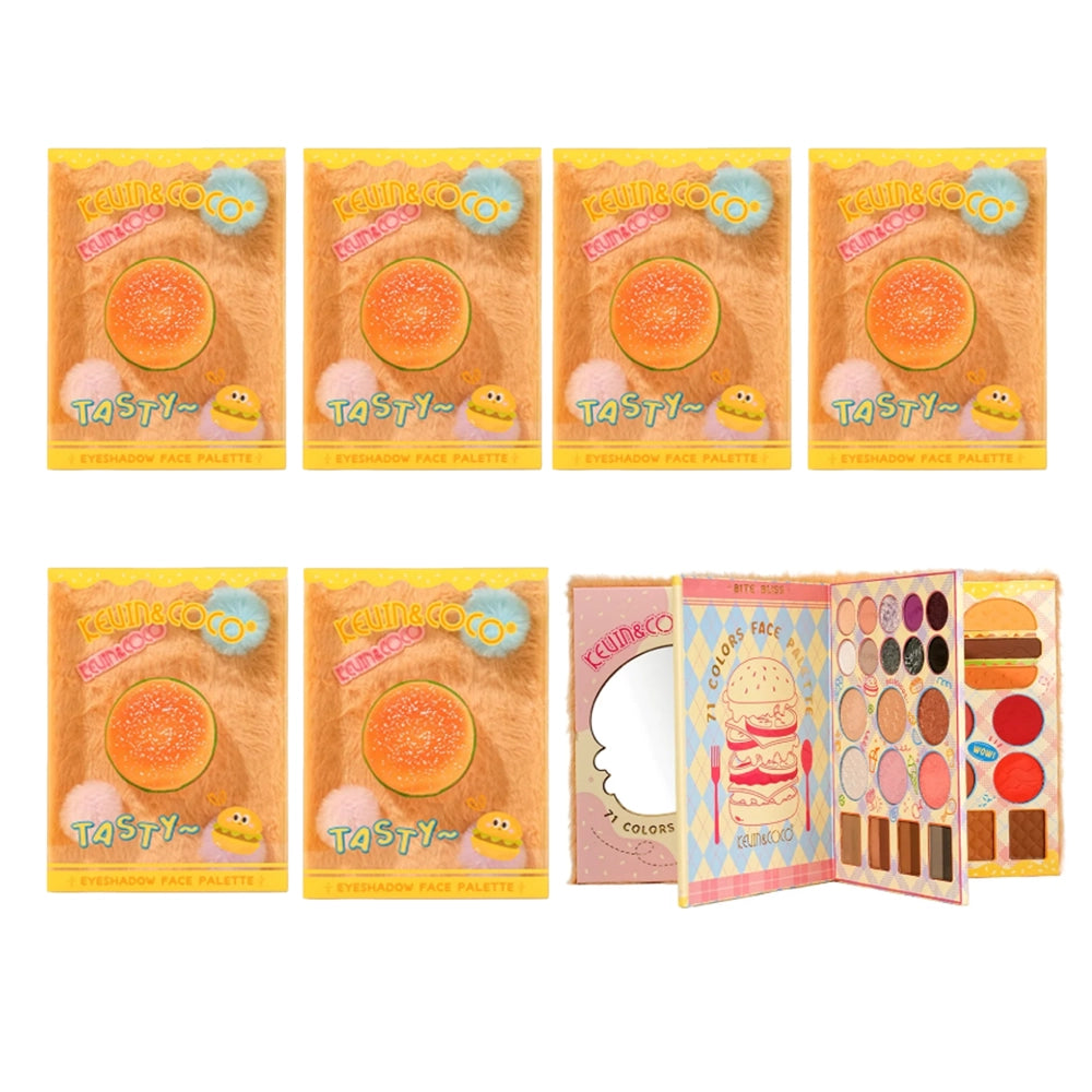 Kevin & Coco - Hamburger Plush Palette Squishy Stress Relief Makeup Palette