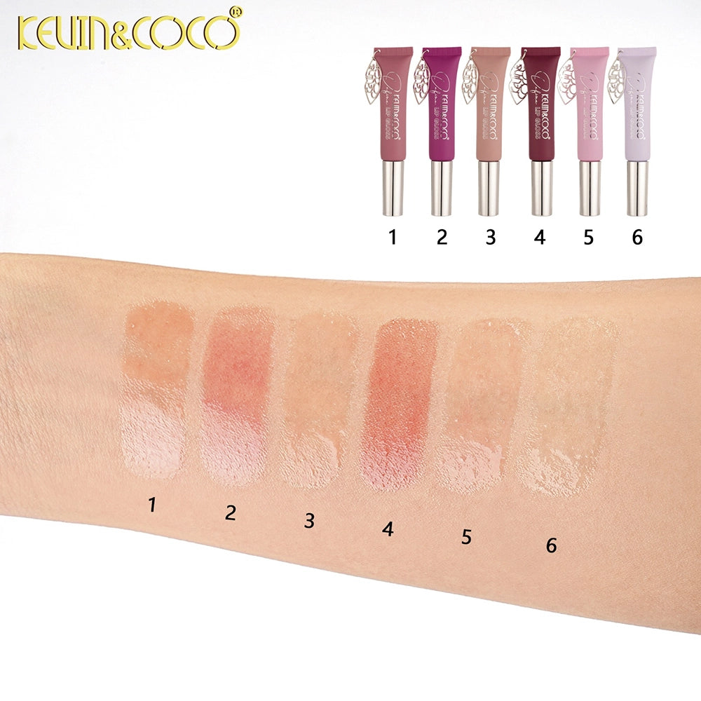 Kevin & Coco - "Define" Lip Gloss Display Set – 24pc High-Shine Hydrating Gloss