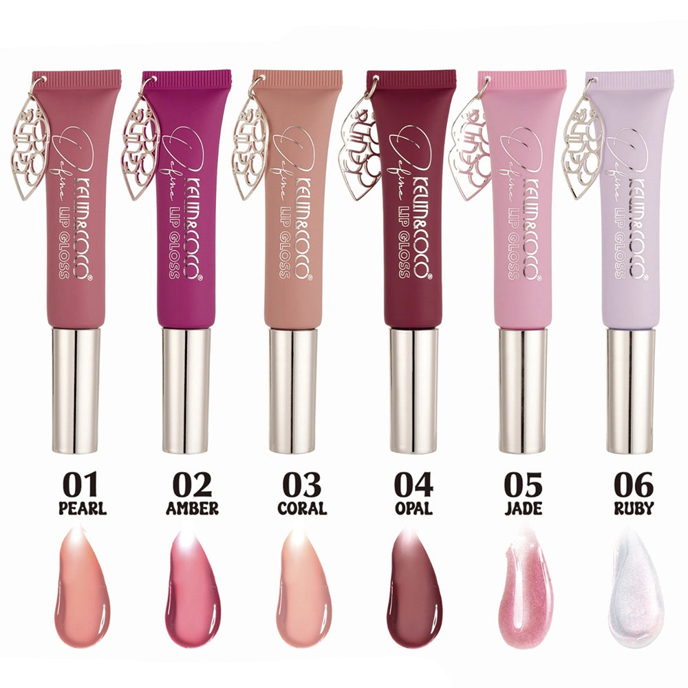 Kevin & Coco - "Define" Lip Gloss Display Set – 24pc High-Shine Hydrating Gloss