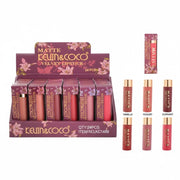 Kevin & Coco - Pink Flowers Velvet Lipstick – 24PC Display Set
