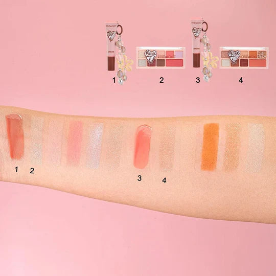 Kevin & Coco - LOVE IS IN THE AIR 8 Color Palette & Lip Gloss Set