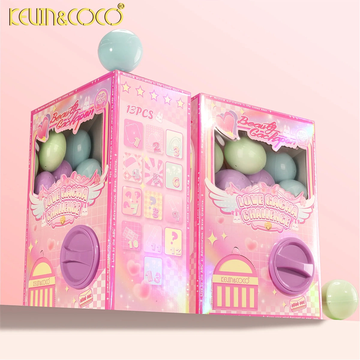 Kevin & Coco - Heartbeat Gacha PK Contest Makeup Gacha Set