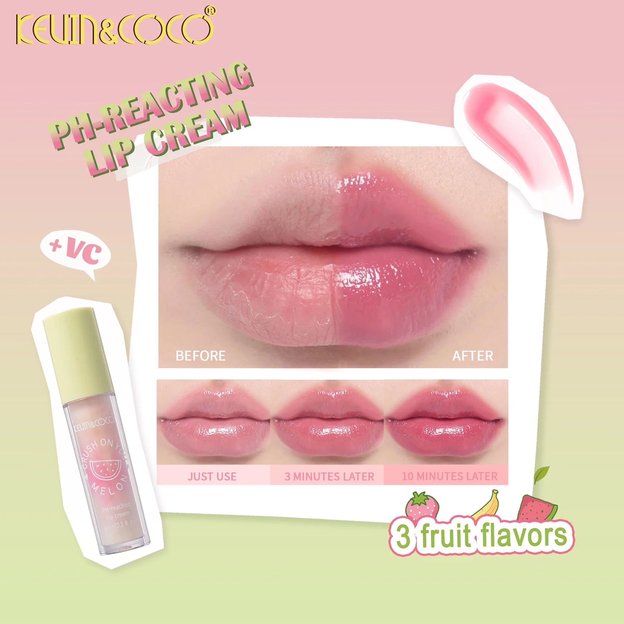Kevin & Coco - In Love with Matcha Lip Gloss 24pcs