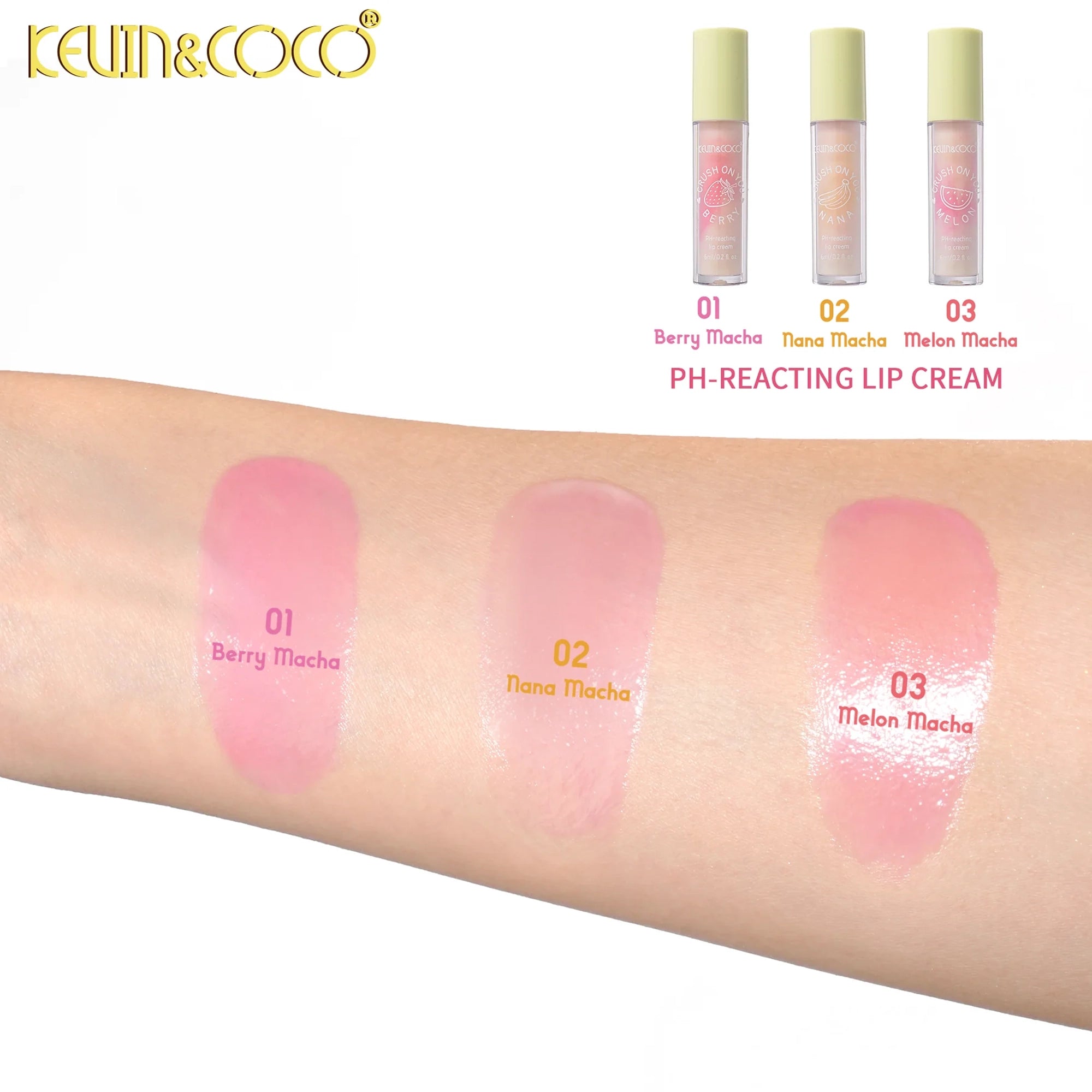 Kevin & Coco - In Love with Matcha Lip Gloss 24pcs