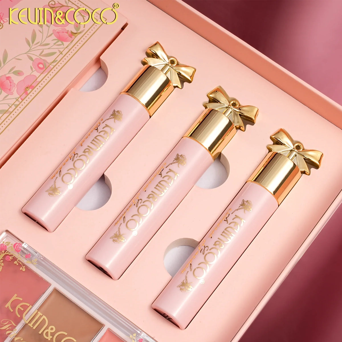 Kevin & Coco - Secret Garden Makeup Set: Eyeshadow, Blush & Lip Gloss