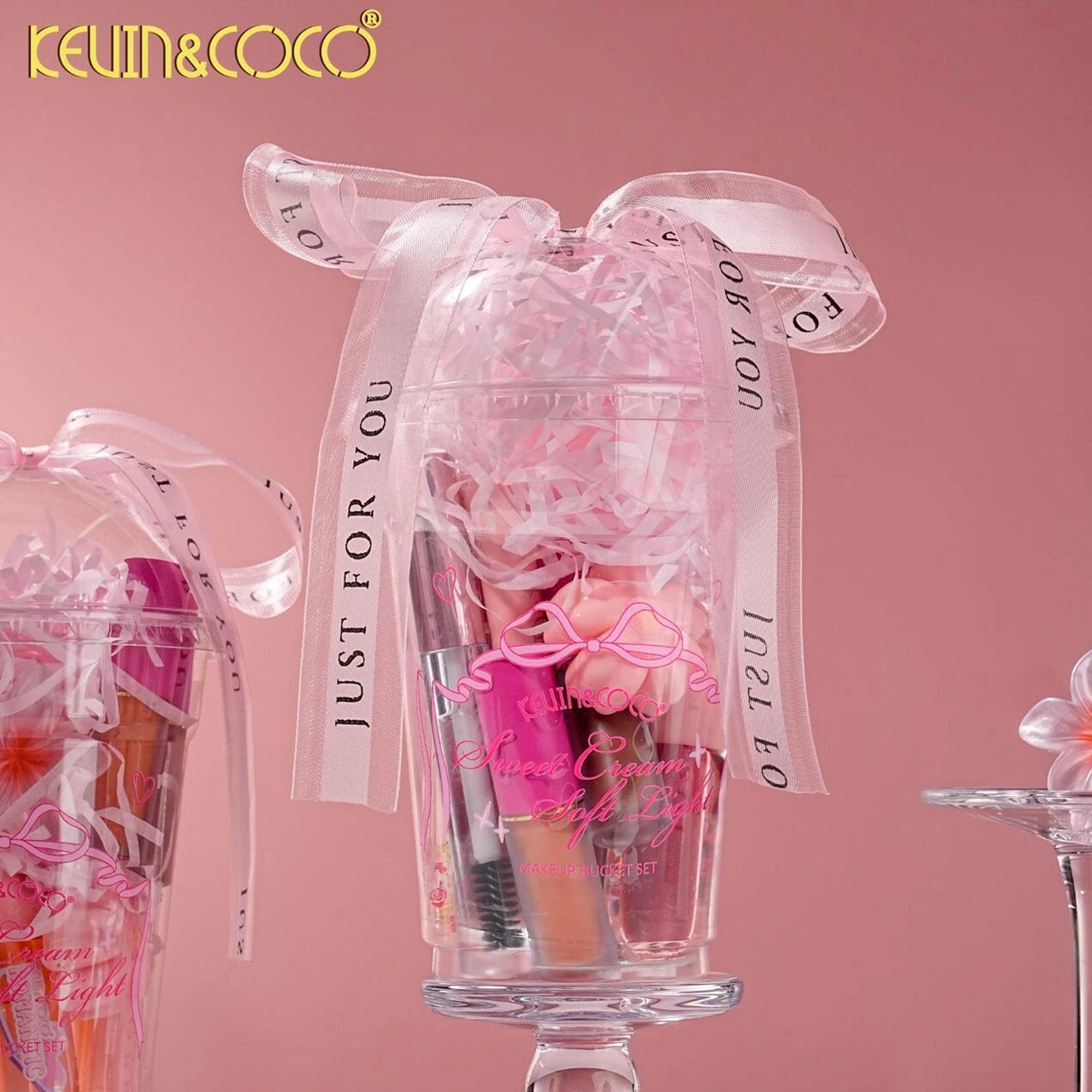 Kevin & Coco - Sweet Cream Soft Light Makeup Bucket Set 6pk
