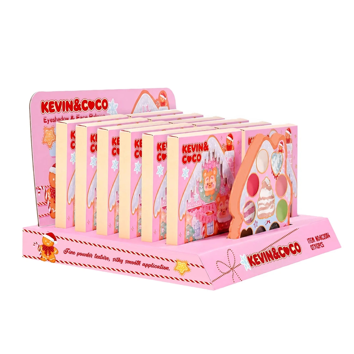 Kevin Gingerbread House 11-Color Eyeshadow & Face Palette