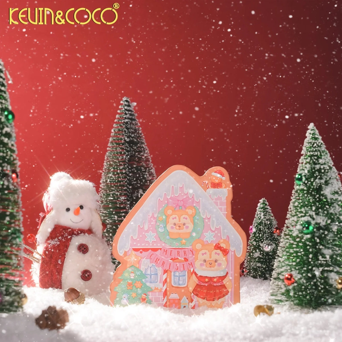 Kevin Gingerbread House 11-Color Eyeshadow & Face Palette