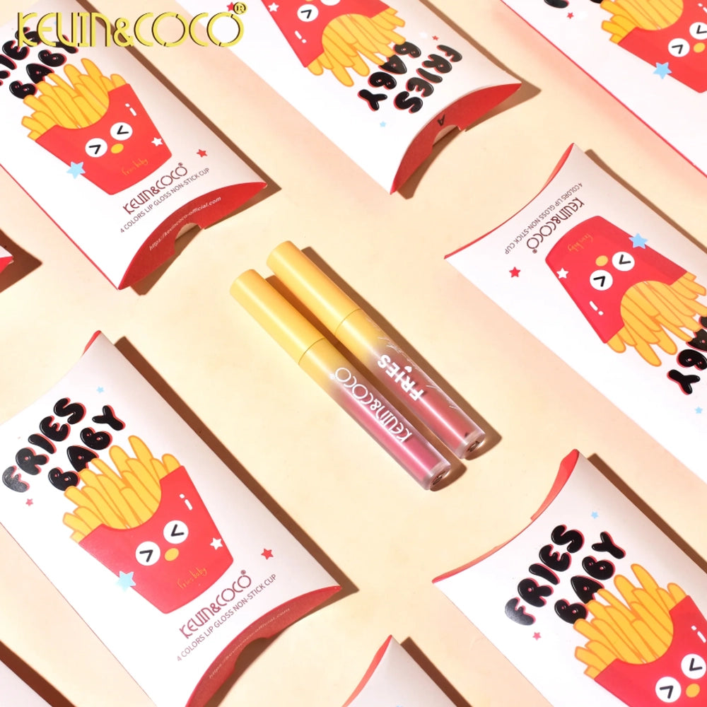 Kevin&Coco - Fries & Chips Lip Gloss 4pc Set