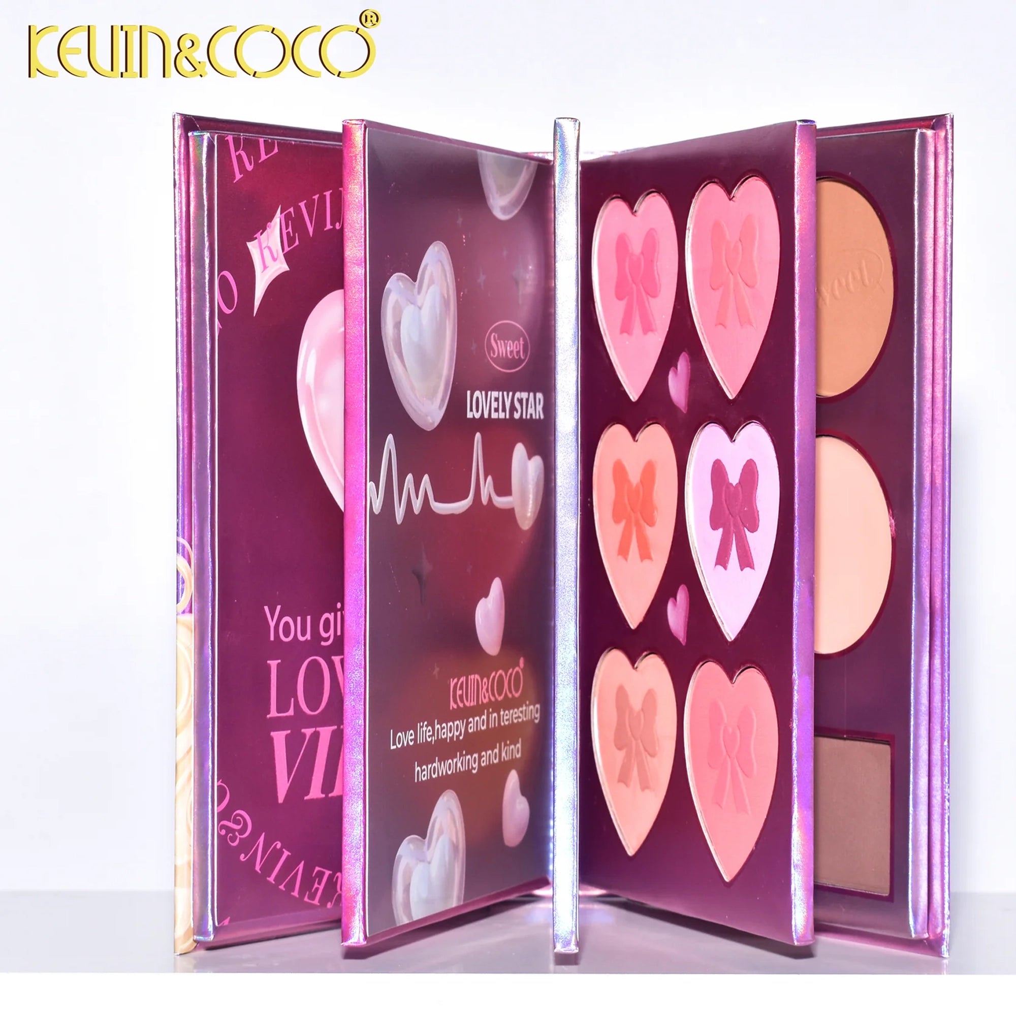 5-in-1 Starlight Beauty Book | 67 Color All-in-One Makeup Palette (3pcs)