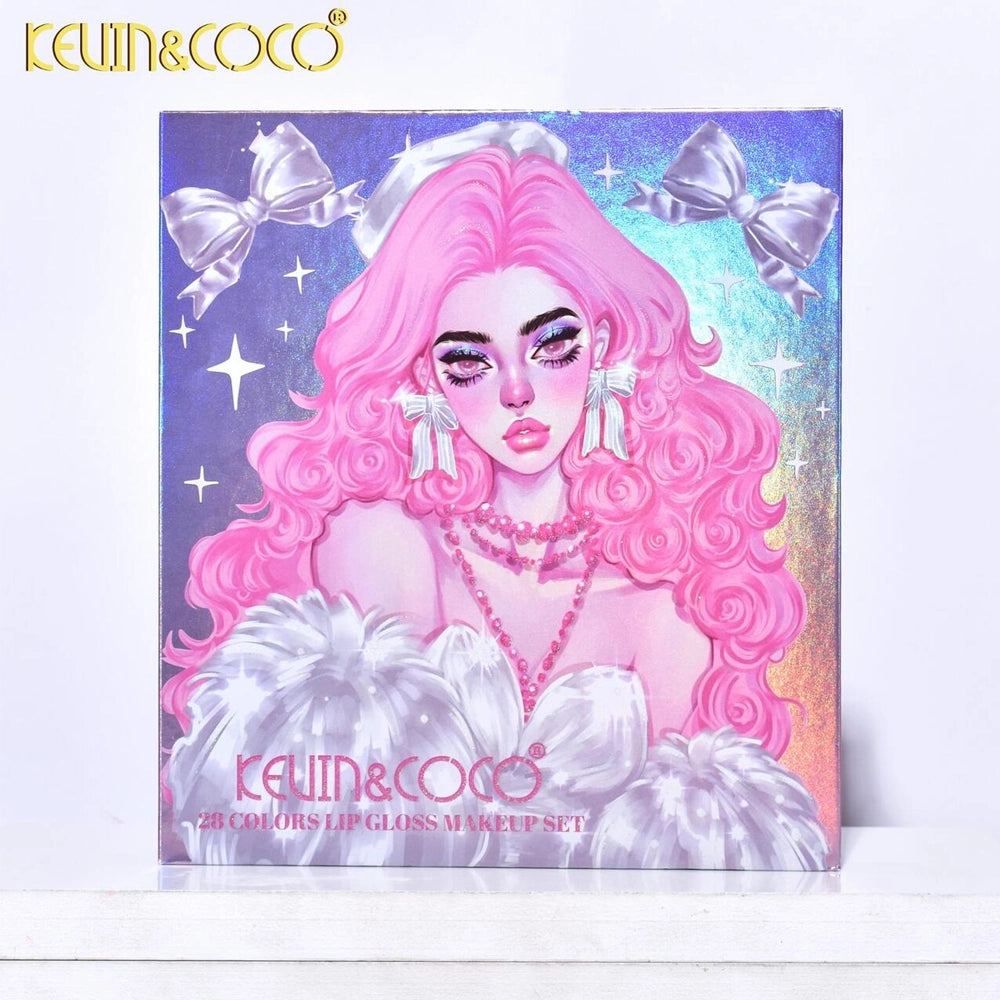 Kevin&Coco - 28-Colors Lip Gloss Makeup Set