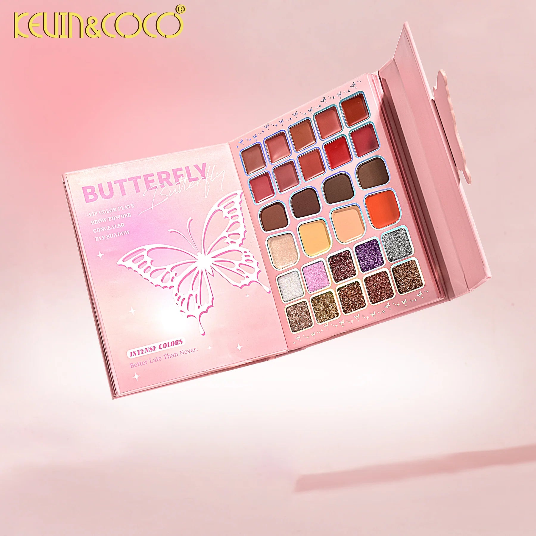 Kevin & Coco - 94- Color Glowy Butterfly Makeup Book Pack